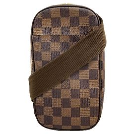 Borsa Louis Vuitton Damier Pochette Gange Damier ebene
