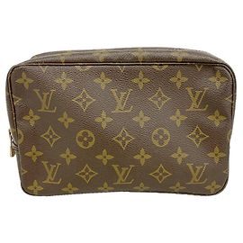 Pouch Louis Vuitton Monogram Toilette 23 Marrone