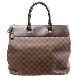 Bolso Louis Vuitton Greenwich Damier Ebene en marrón Roja