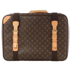 Mala de viagem Louis Vuitton Satellite 50 Monogram Canvas em castanho Bege