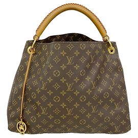 Bolso de hombro Louis Vuitton Monogram Artsy MM Castaño