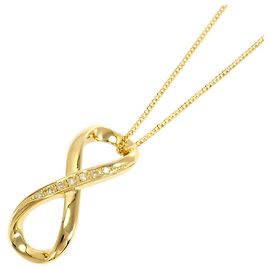Autre Marque Collier en or jaune 18K avec diamant Doré