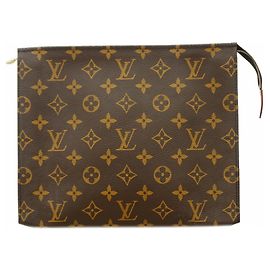 Louis Vuitton Monogram Pochette Toilette 26 Marron