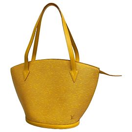 Louis Vuitton Epi Saint Jacques Shoulder Bag Yellow