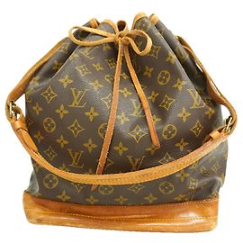 Borsa a tracolla Louis Vuitton Monogram Noe Marrone