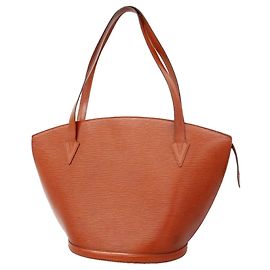 Sac à épaule Louis Vuitton Epi Saint Jacques Marron