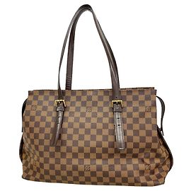 Sac Cabas Louis Vuitton Damier Chelsea N51119 Ebene Damier ebène