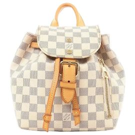 Louis Vuitton Sperone BB Damier Azur Backpack in Beige N44026 Beige