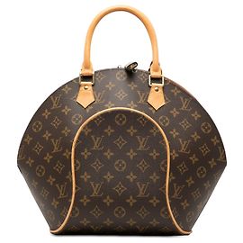Brown Louis Vuitton Monogram Ellipse MM Handbag Brown