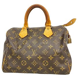 Louis Vuitton Monogram Speedy 25 Handtasche Braun