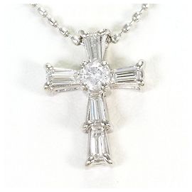 Autre Marque Collana in platino con pendente in diamante Altro