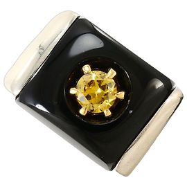Autre Marque Ehering aus PT900 Platin und 18K Gelbgold Golden Andere