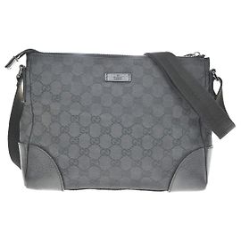 Gucci Web Loop GG Canvas Large Schwarz