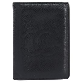 Tarjetero bifold Chanel Timeless Caviar Negro