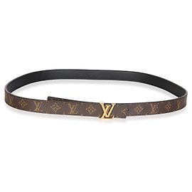 Louis Vuitton Black Monogram Canvas Reversible LV Iconic 20mm 80/32 Gürtel Andere