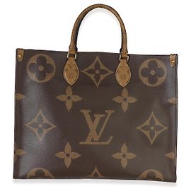 Louis Vuitton Monogram Reverse Canvas Onthego GM Castaño