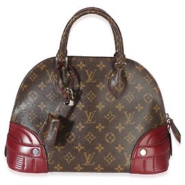 Louis Vuitton Aurore Monogram Shine Canvas Alma PM Marrone