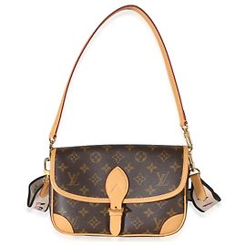 Louis Vuitton Black Monogram Canvas Diane Marrone