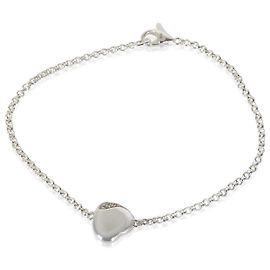 Autre Marque Pulsera John Hardy Sterling Silver Diamond Pebble Heart Otro