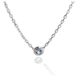Pendente D'amour Cartier in oro bianco e zaffiro Altro