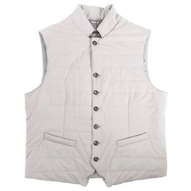 Corneliani Zip-Weste in Grau, Größe 50 IT Grau