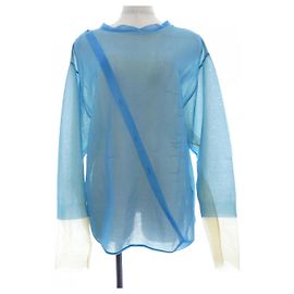 Autre Marque IRENE Top Blue Beige