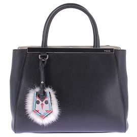 Fendi Bolso negro con accesorio Negro