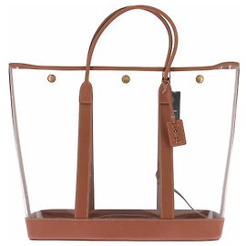 Autre Marque Sac "Severine" transparent Camel