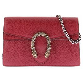 Bolso de mano Gucci de cuero rojo Roja