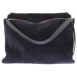 Wandler Sac en daim bleu marine Navy blue