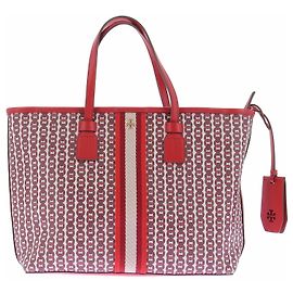 Borsa tote Tory Burch in pelle rossa Rosso