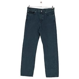 Cos Straight Leg Jeans aus petrolblauem Denim Blau