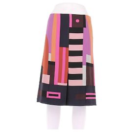 Hermès Gonna in seta multicolore Multicolore