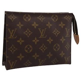LOUIS VUITTON Monogram Poche Toilette 19 Pouch M47544 LV Andere