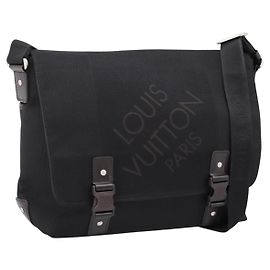 LOUIS VUITTON Damier Geant Roux Shoulder Bag Black M93079 LV Altro