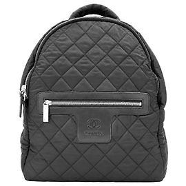 Chanel Coco Cocoon Rucksack aus schwarzem Nylon Herbst 2014 Schwarz