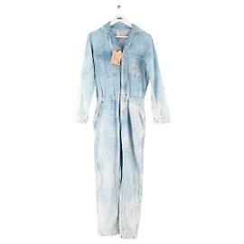 Ralph Lauren Blaue Baumwoll-Jumpsuit Blau