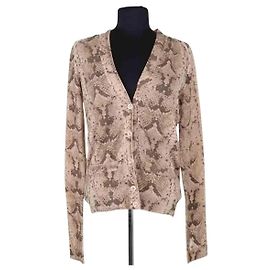 Yves Saint Laurent Brauner Cardigan Braun