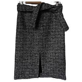 Autre Marque ottod'Ame Tweed-Bleistiftrock Schwarz-Weiß Schwarz Weiß