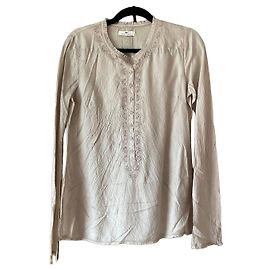 Autre Marque DAY Birger et Mikkelsen Túnica de Seda Bege Bege