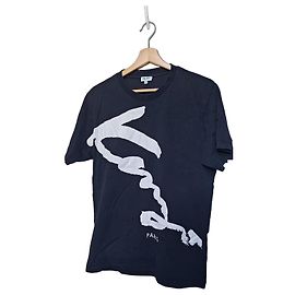 Black Kenzo T-shirt with graphic logo Black