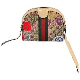 Bolsa de ombro Gucci Ophidia Flora Rosa Branco Vermelho Bege Verde Laranja Roxo