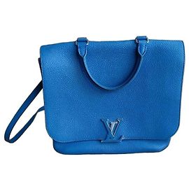 Sac Louis Vuitton Capucines BB Bleu Bleu