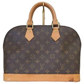 Borsa Louis Vuitton Alma Monogram Marrone