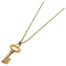 Autre Marque Collana Chiave Ovale Tiffany & Co. in Oro Rosa 18K Altro