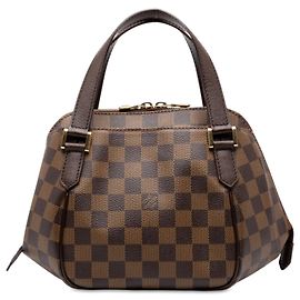 Louis Vuitton Brown Damier Ebene Belem PM Marrom
