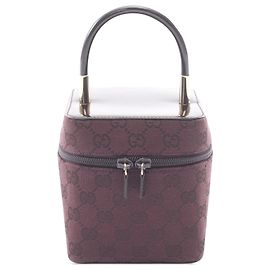 Sac vanity Gucci Mini GG Canvas Violet Violet