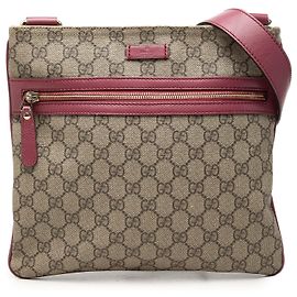 Borsa a tracolla Gucci Beige GG Supreme Beige