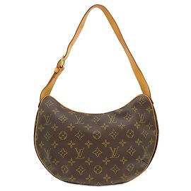 Louis Vuitton Brown Monogram Croissant MM Marrom
