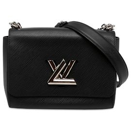 Louis Vuitton Black Epi Twist MM Schwarz